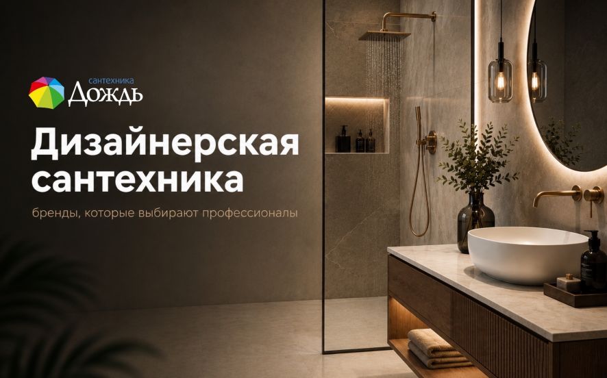 Дизайнерская сантехника для стильной ванной: бренды, которые выбирают профессионалы